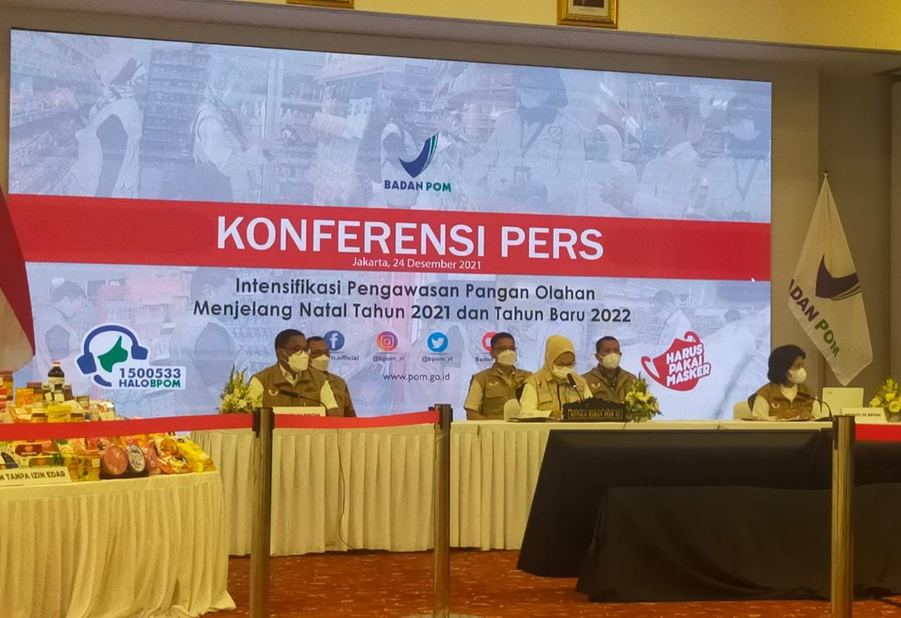Jelang Nataru, BPOM Sita 41.306 Produk yang Tidak Memenuhi Ketentuan di Pasaran